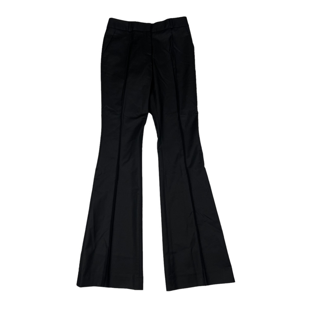 NWT Reiss Essentials Black Jazz Kick Flared Trouser Dress Pants